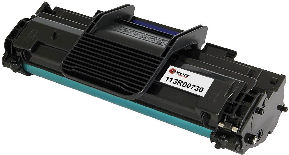 Laser Tek Services Compatible Xerox 3200 113R00730 Toner Cartridge Replacement for Xerox Phaser 3200MFP Printers (Black, 2 Pack) - 3,000 Pages