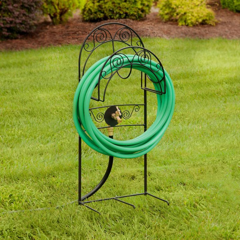 Suncast Swivel Smart Trak Hose Hideaway 225 Foot Hose Reel Storage Bin (3 Pack)