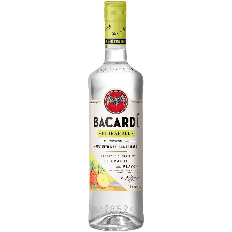 Bacardi Pineapple Flavored Rum - 750ml Bottle