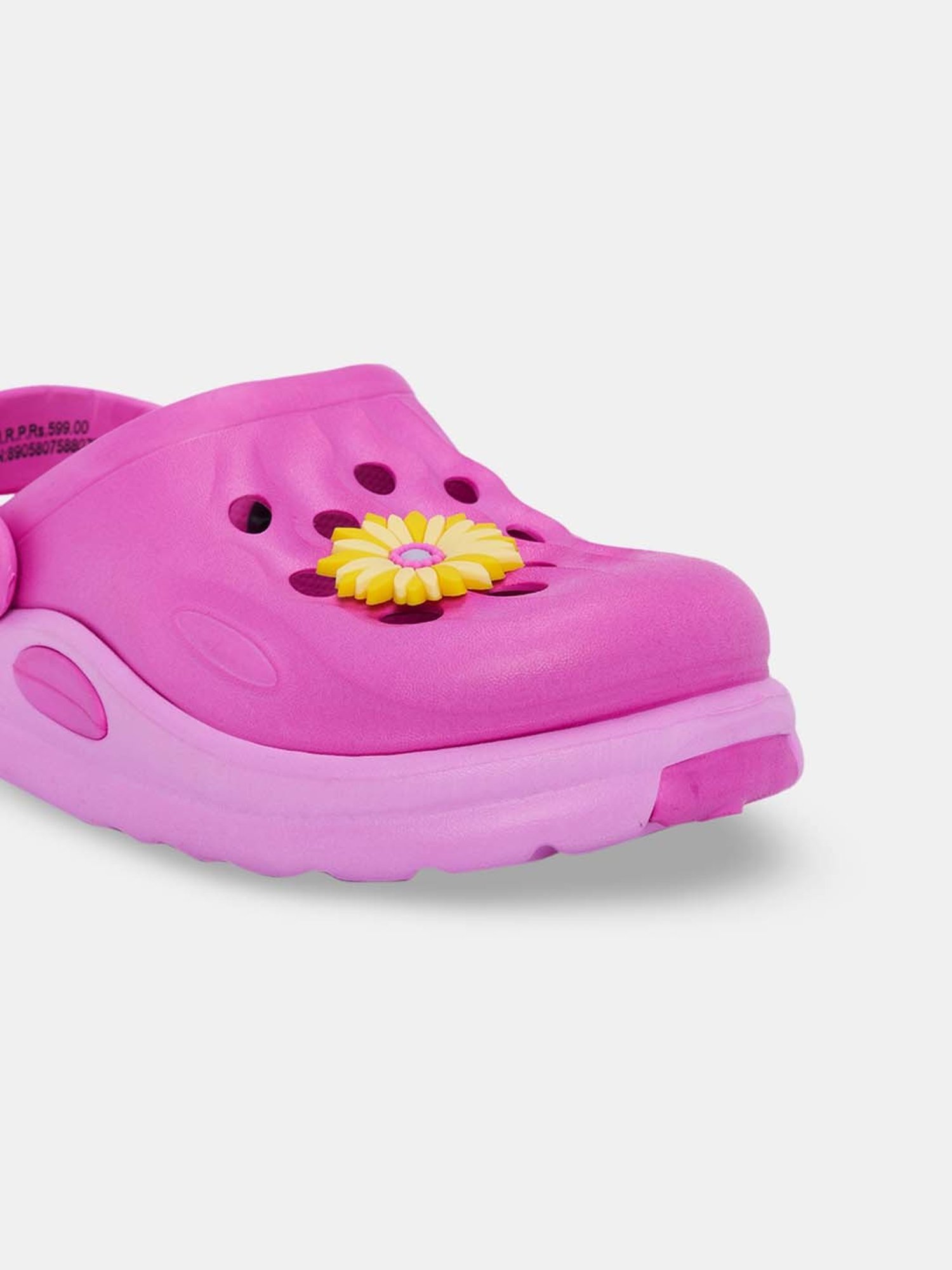 Pantaloons Junior Lavender Back Strap Clogs