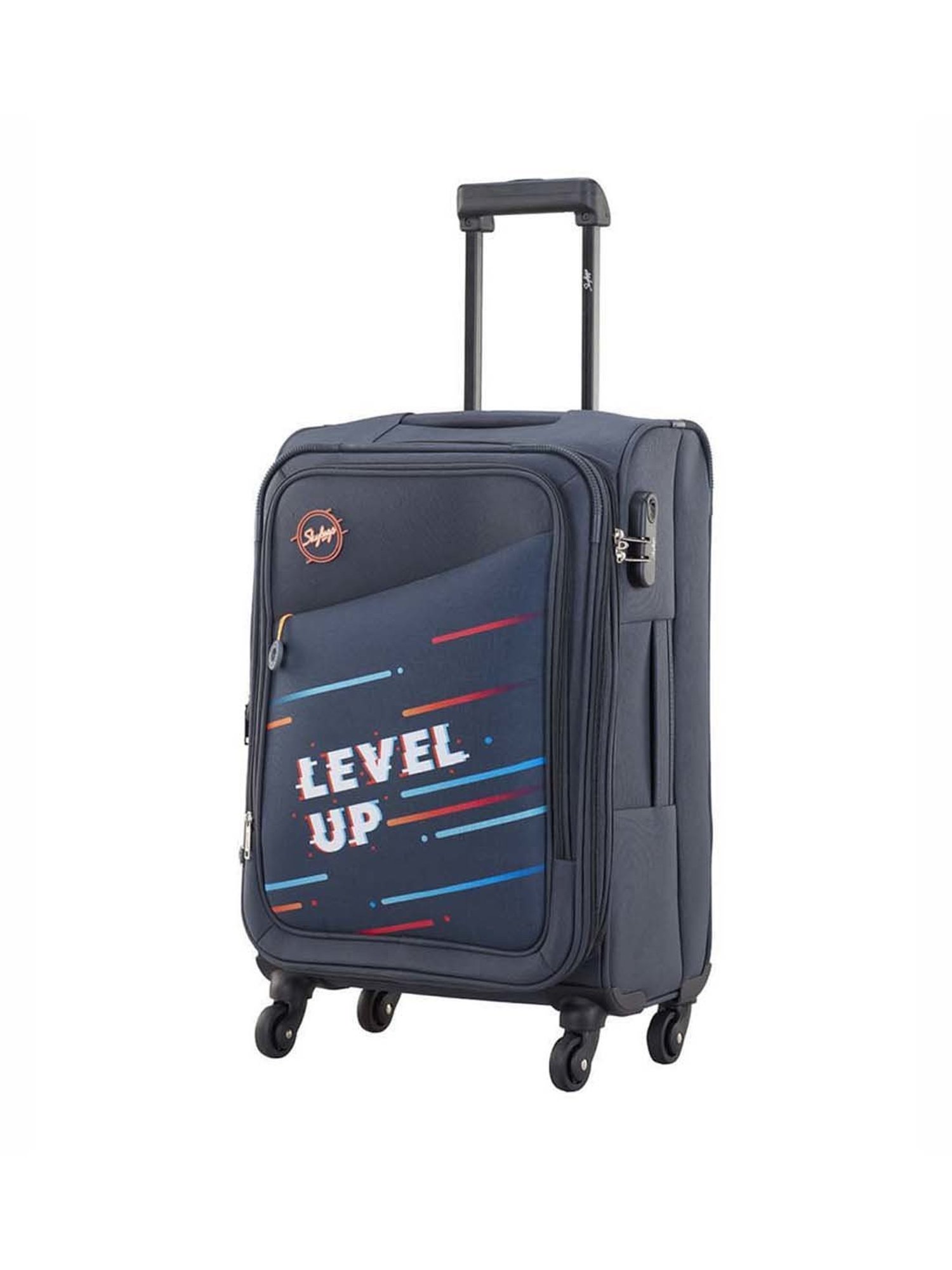 Skybags Navy Small Soft Cabin Trolley - 39 cm