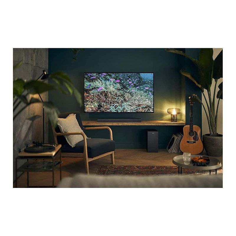 Philips Audio 2.1 Channel 300 Watts Dolby Audio Performance Soundbar Speaker with Wireless Subwoofer (2 Items)