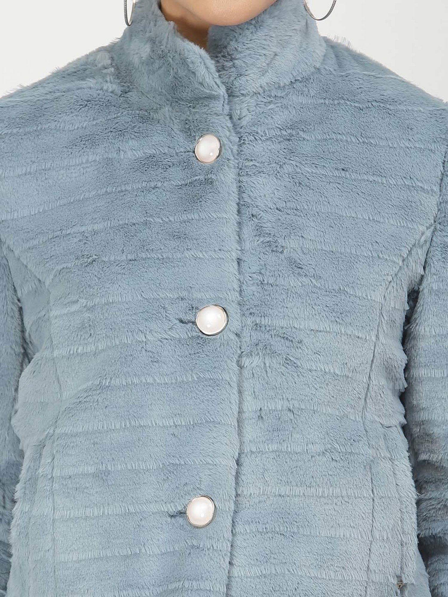 Juelle Sky Blue Casual Jacket