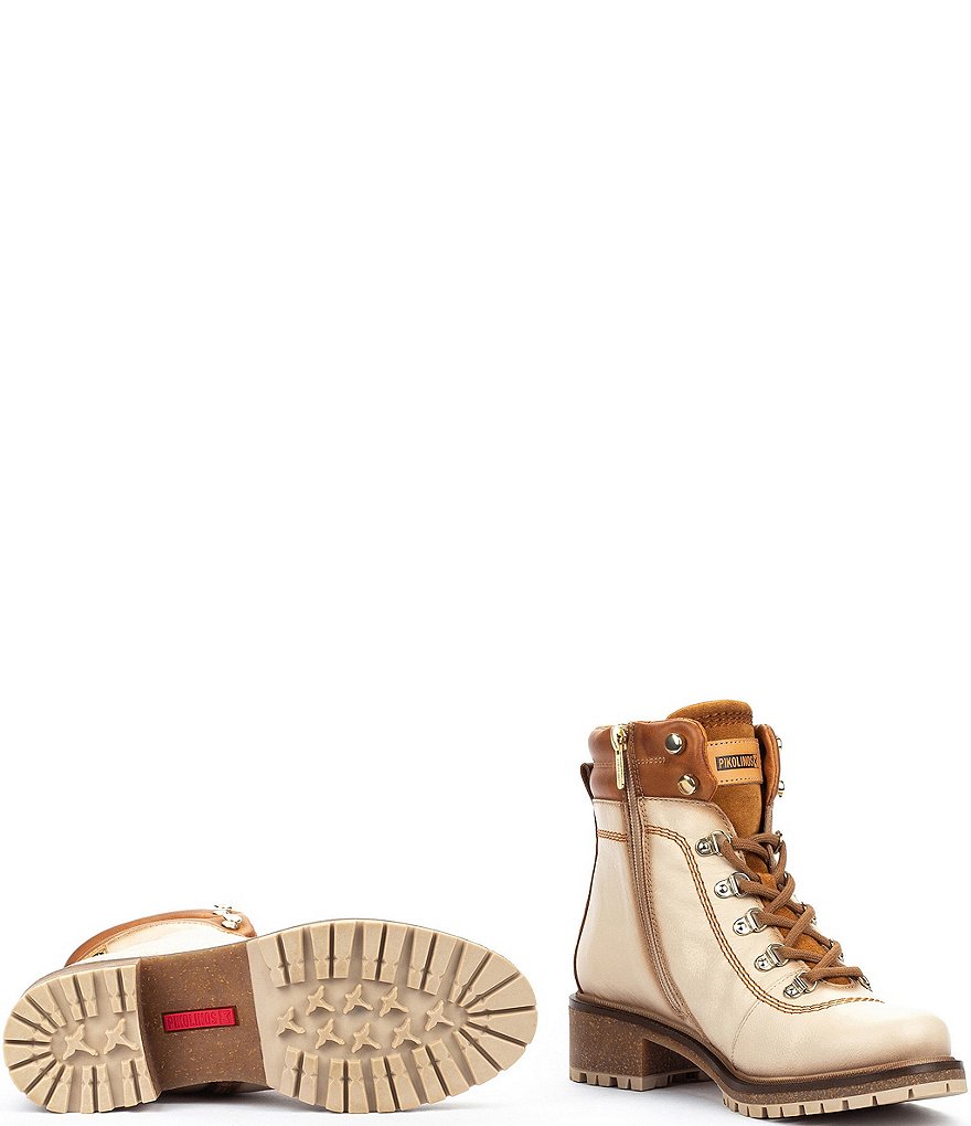 Pikolinos Aspe W9Z Leather Lace-Up Hiker Booties
