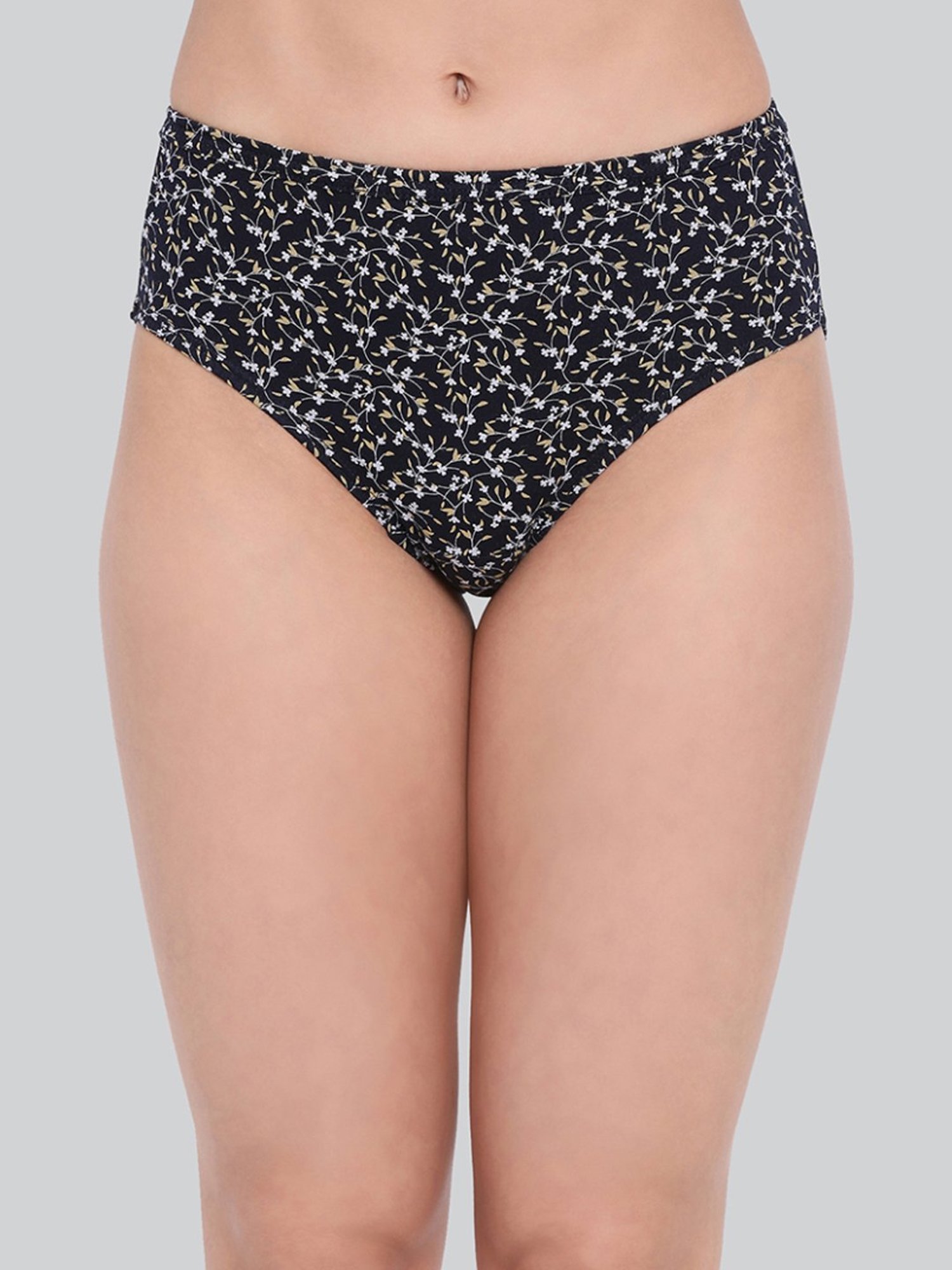 Lyra Assorted Color Cotton Printed Hipster Panties - Pack Of 12