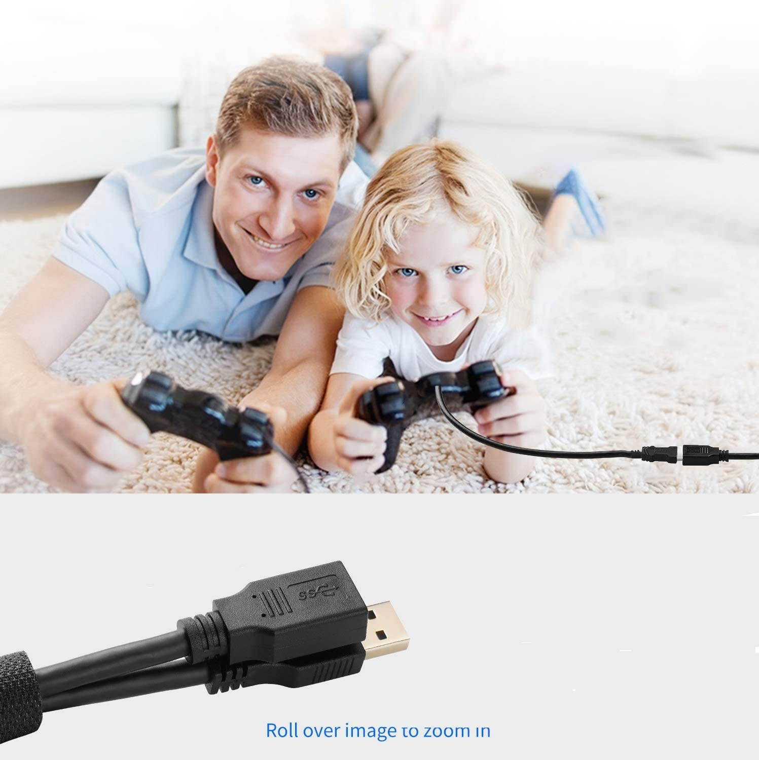 UEETEK 5M 10 Pin Rainbow Flat Ribbon IDC Wire Cable for Digital Product PC Detecting Instruments