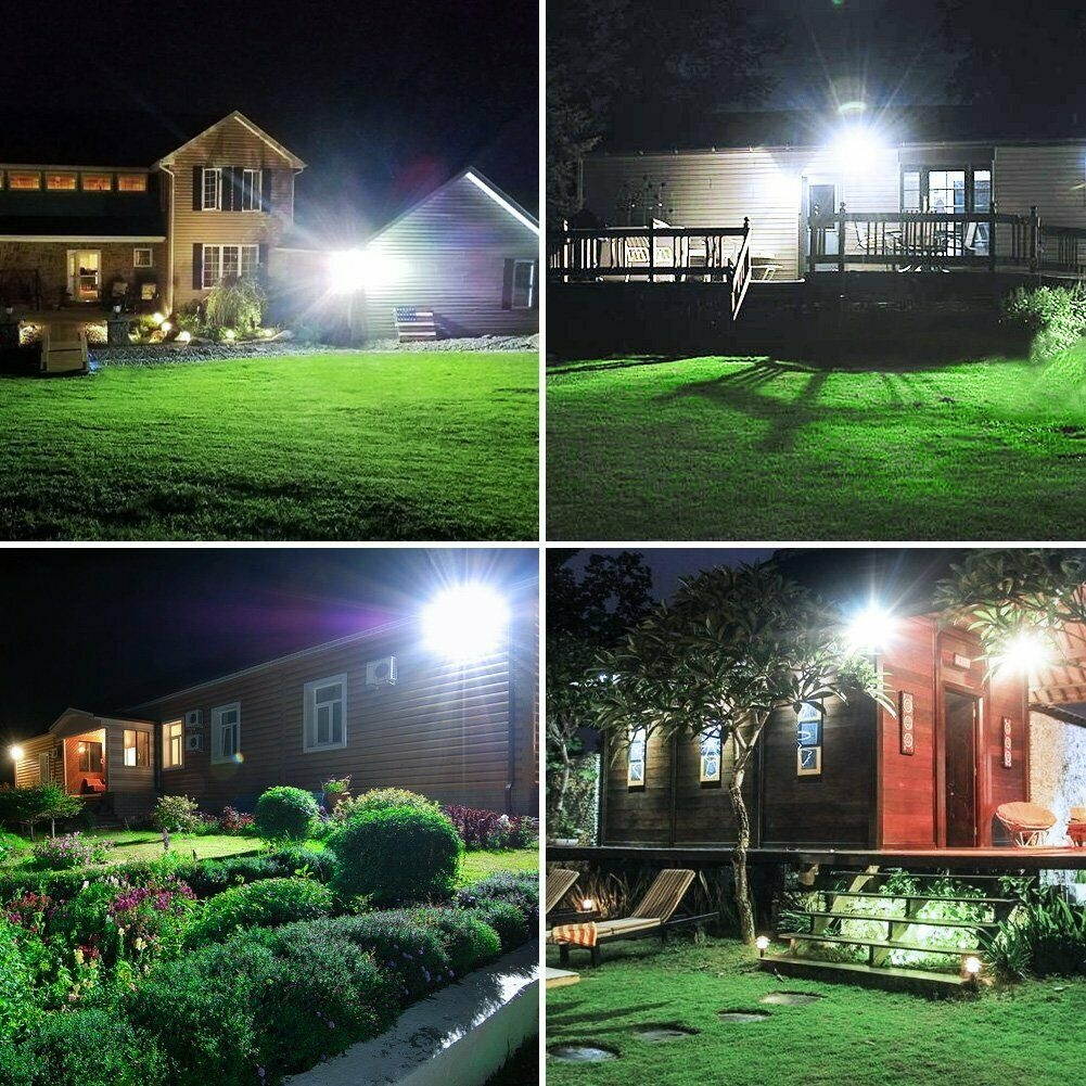 2pcs 100W LED Flood Light Outdoor Garden Lamp Yard Security Landscape Spotlight