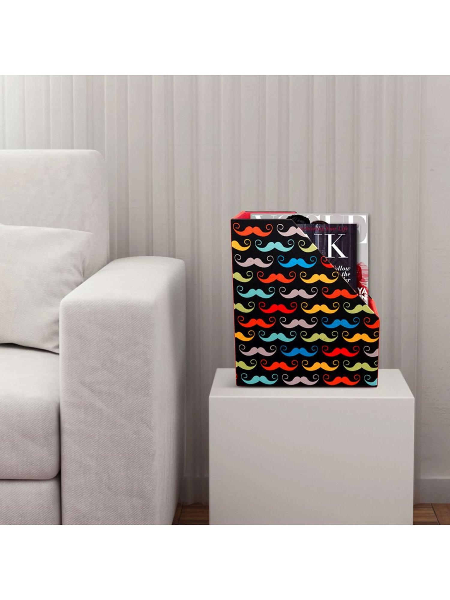 SEJ by Nisha Gupta Multicolor Magazine Rack - Set of 1