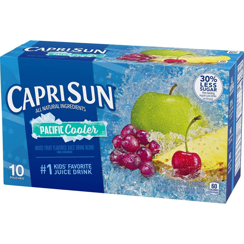Capri Sun Pacific Cooler Juice Pack - 10pk/6 fl oz Pouches
