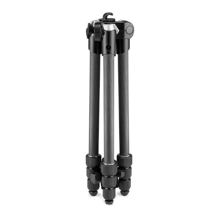 Manfrotto Element MII Mobile Bluetooth Carbon Fiber Traveler Tripod, Black