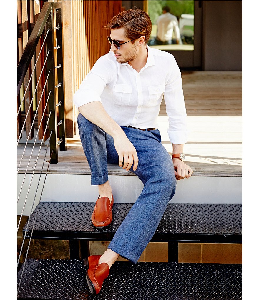 Johnston & Murphy Men's Cresswell Venetian Moccasin Loafers