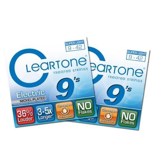cleartone electric guitar strings  super light  9409  942  2 packs