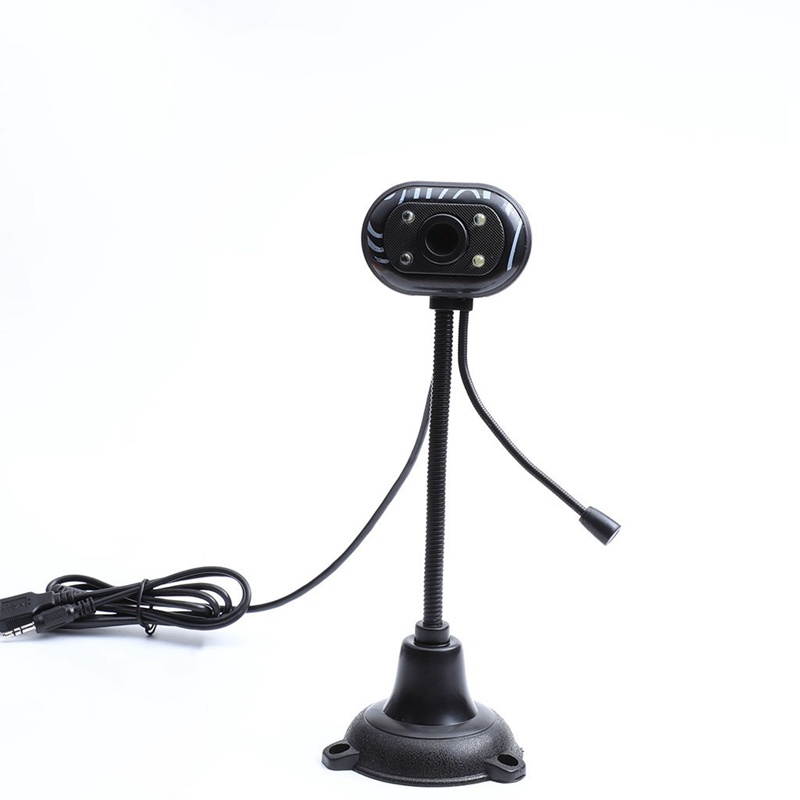 Webcam HD Web Camera with Built-in HD Microphone 640X480P USB Plug Play Web Cam