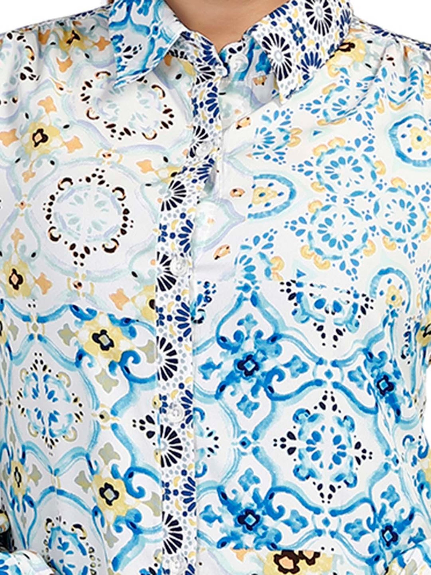 Nino Bambino Multicolor Printed Long Shirt