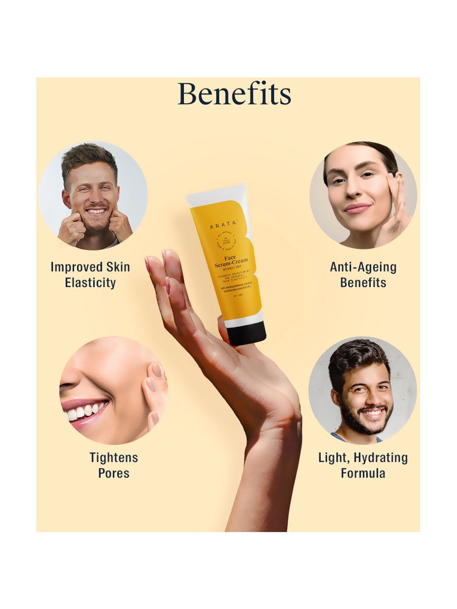 Arata Hydrating Face Serum Cream - 50ml