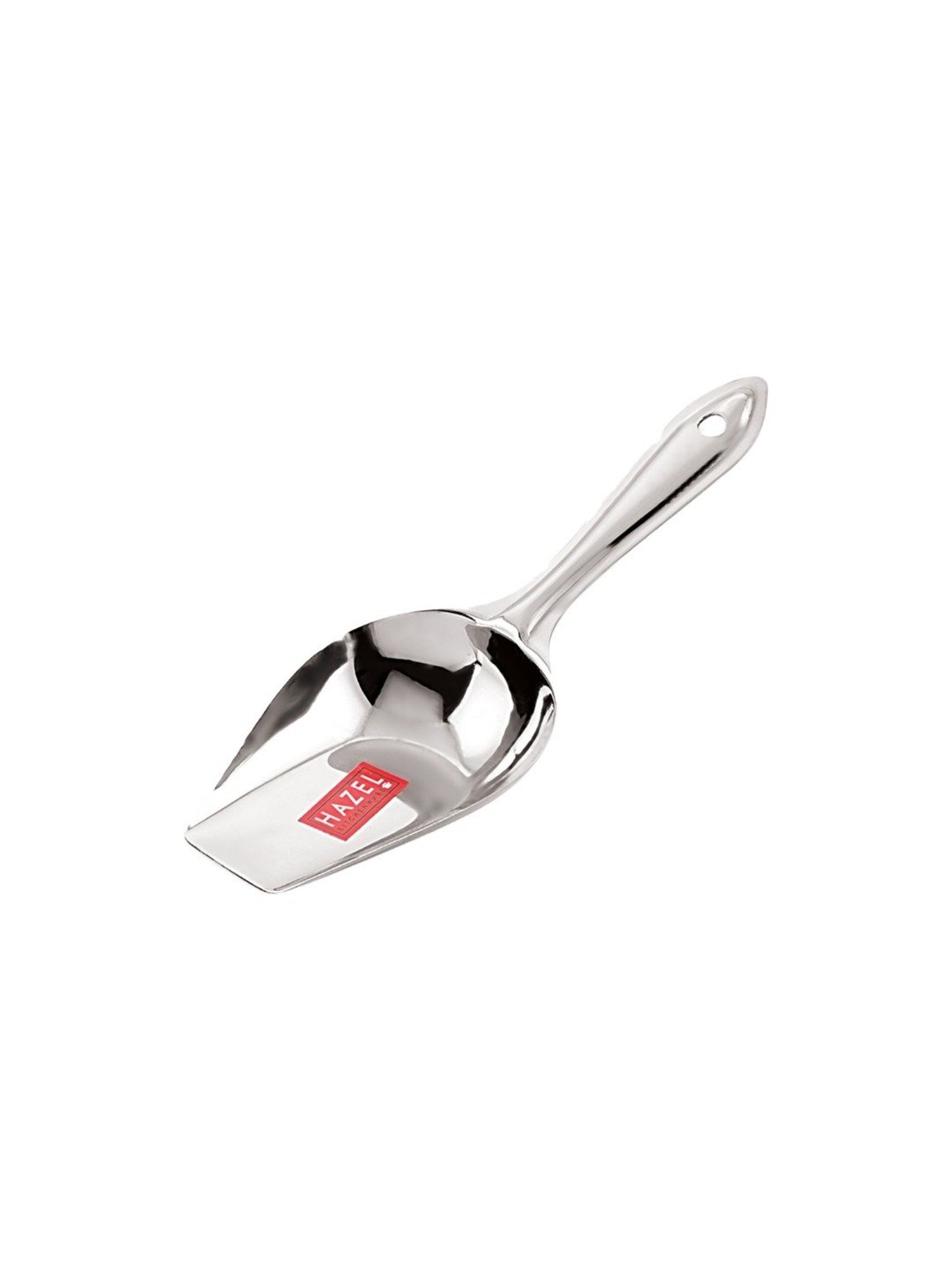 HAZEL Silver Stainless Steel Small Kitchen Scoop for Grocery