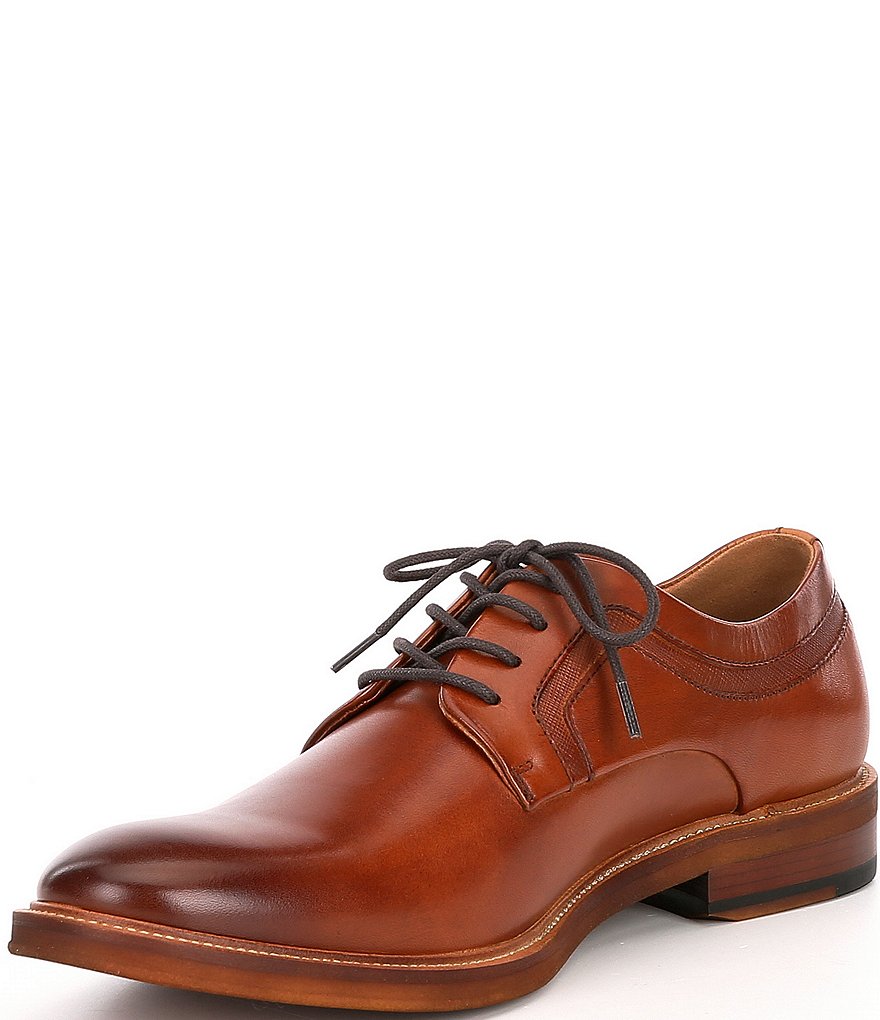 Kenneth Cole New York Men's Prewitt Leather Lace Up Plain Toe Oxfords