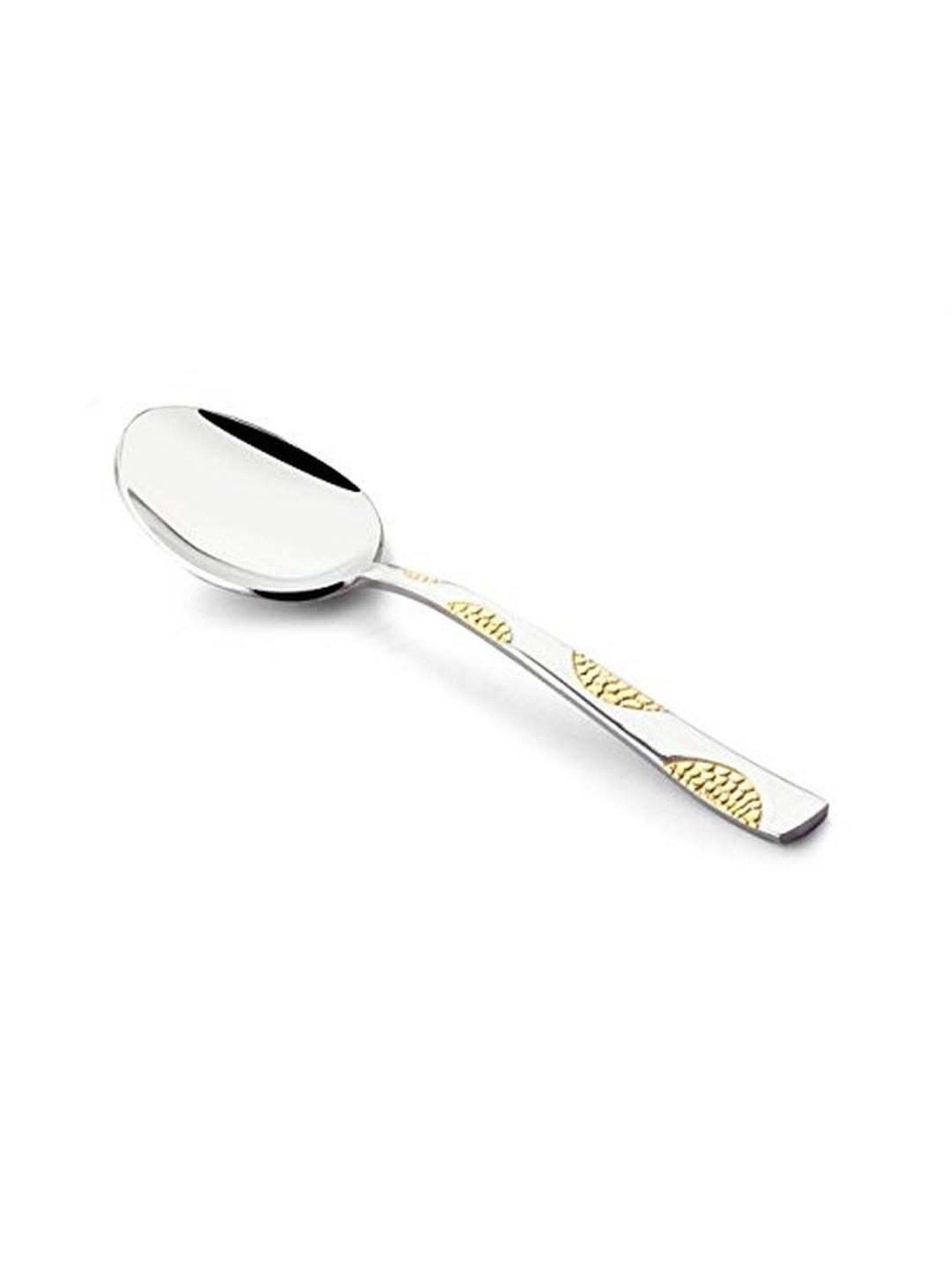 Sumeet S.S.Big Serving&Cooking Spoon Set-5pc(1 Turner,1Serving Spoon,1Skimmer,1Basting Spoon,1Ladle)