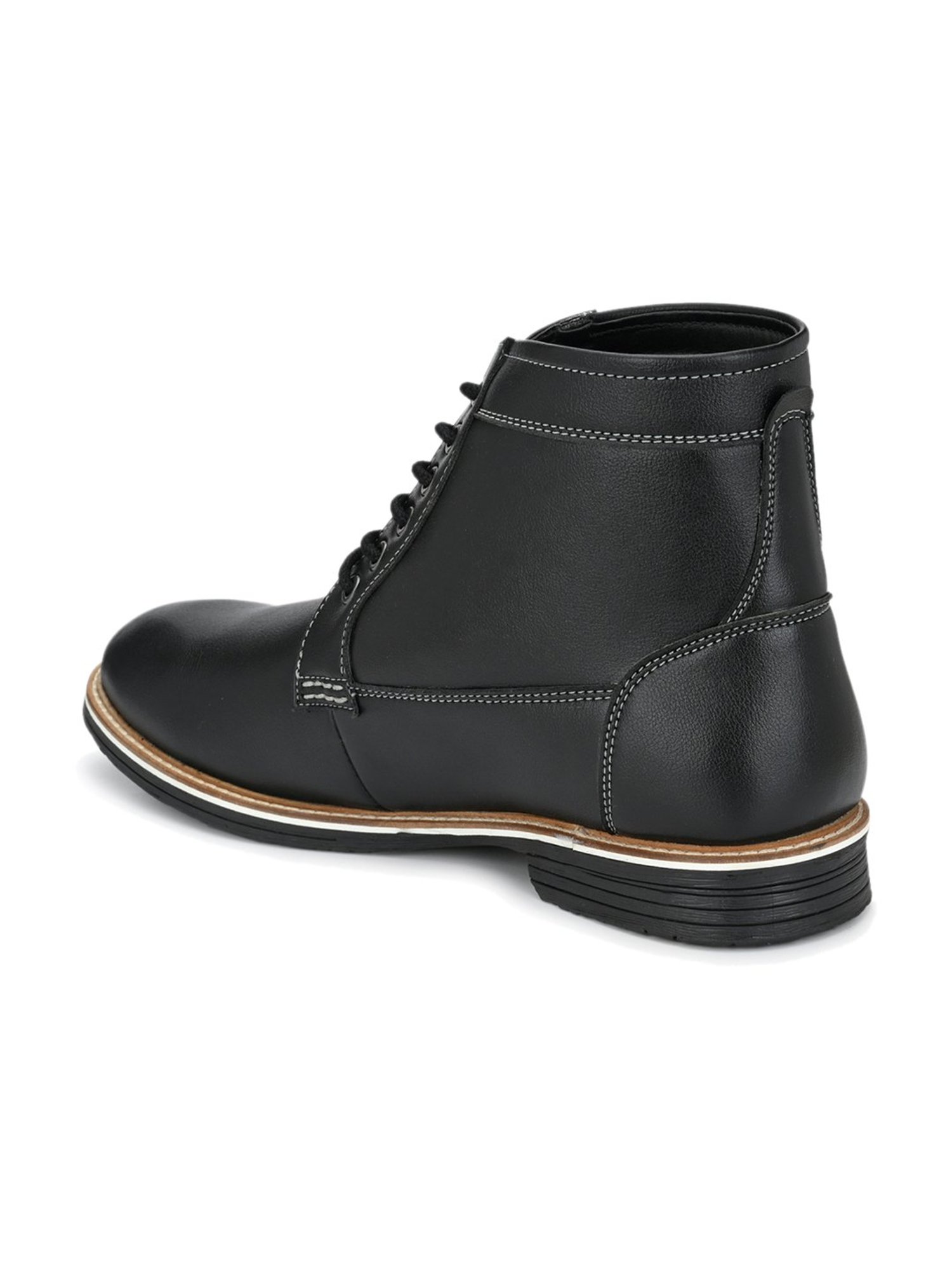 Shences Black Derby Boots