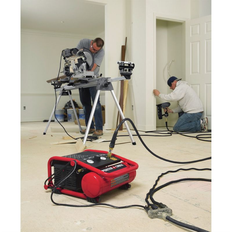 Porter-Cable C1010R 0.3 HP 1 Gallon Oil-Free Hand Carry Compressor