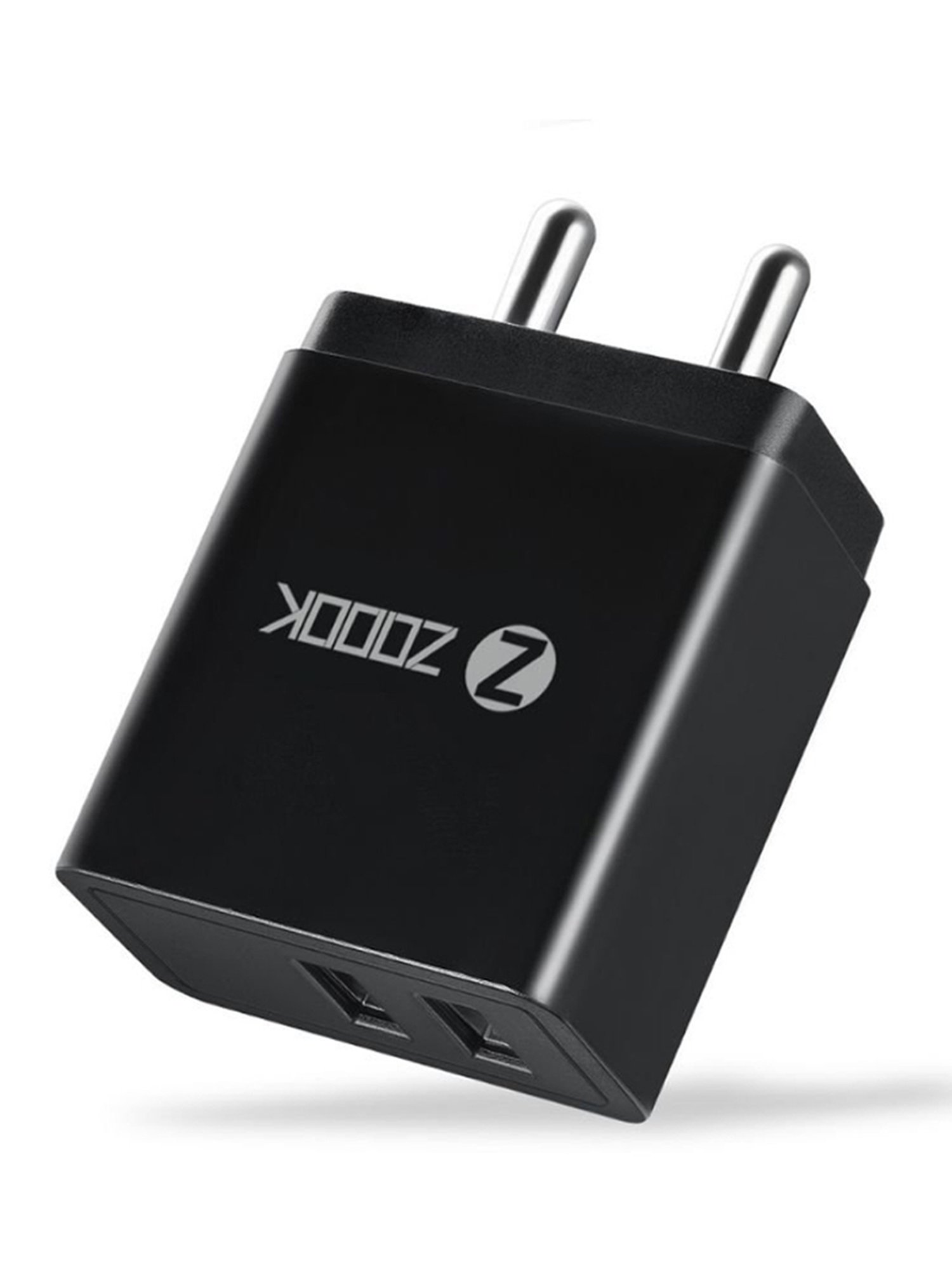 Zoook ZK-CHARGEMATE1 2.4Amp Dual Port Charger (Black)
