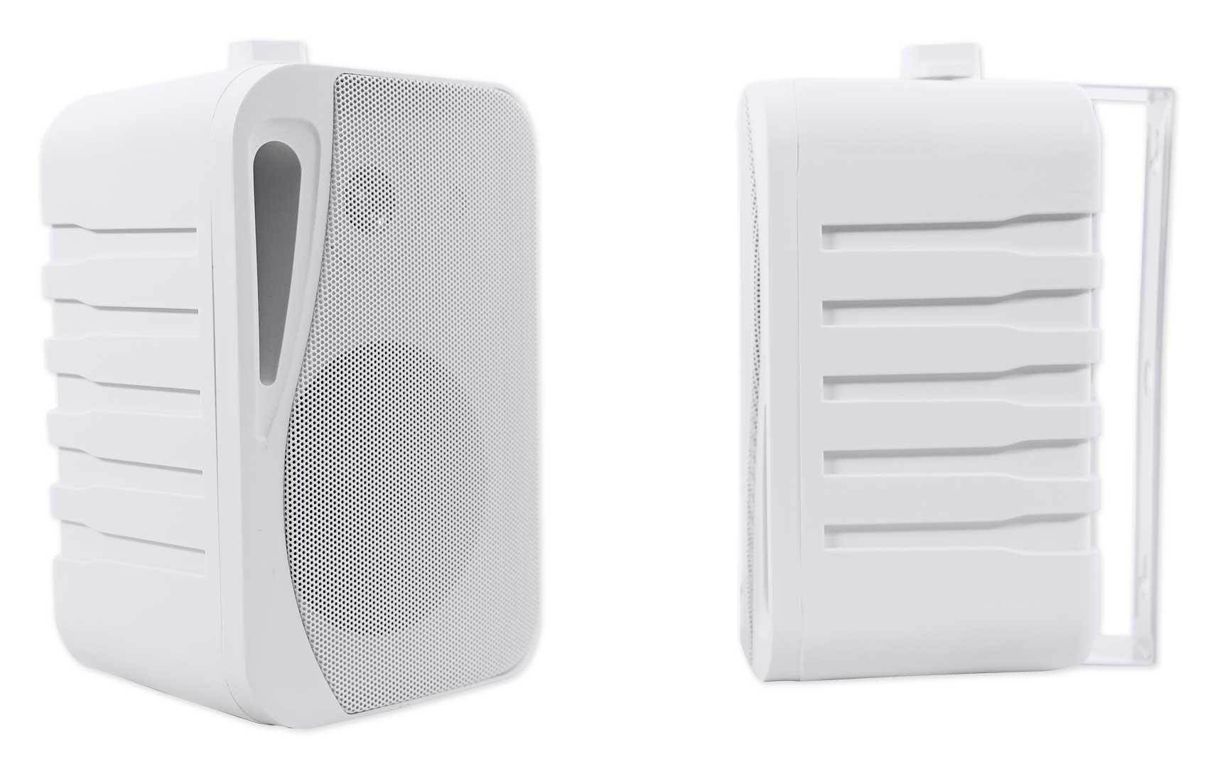 Pair Rockville HP4S 4" Outdoor/Indoor Home Theater Speakers w/ Swivel Bracket