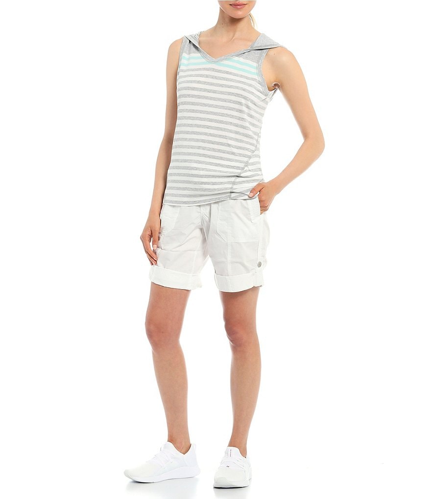 Calvin Klein Performance Dynamic Stripe Sleeveless Hoodie