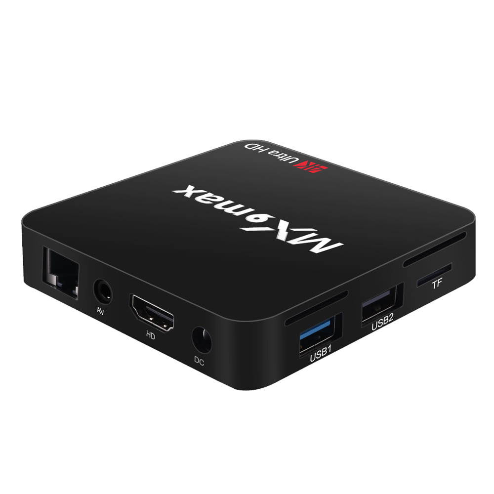 MX9 max Smart Android 7.1 TV Box RK3328 2GB / 16GB USB3.0 US Plug