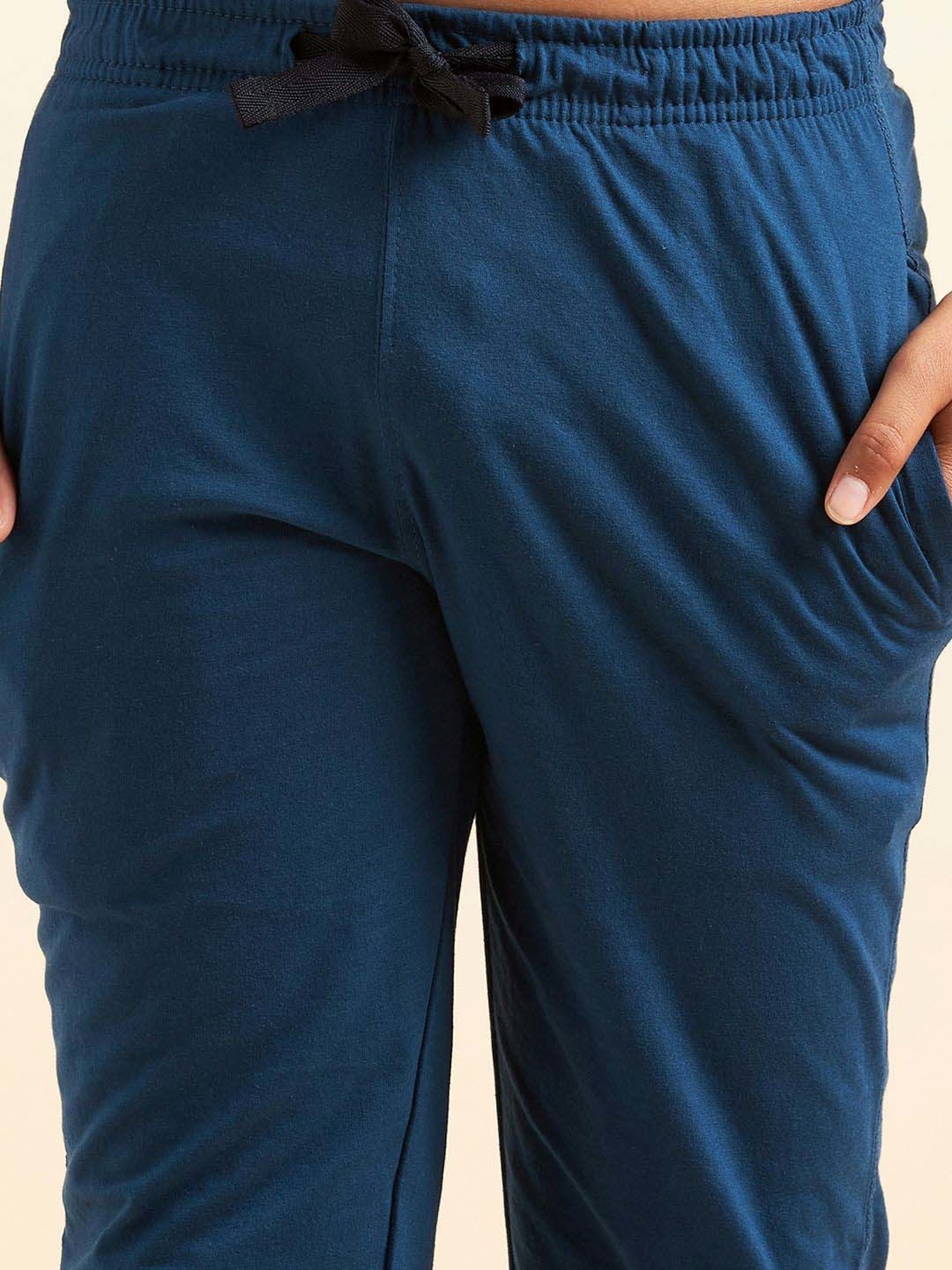 Sweet Dreams Kids Fog Green & Blue Cotton Printed T-Shirt Set