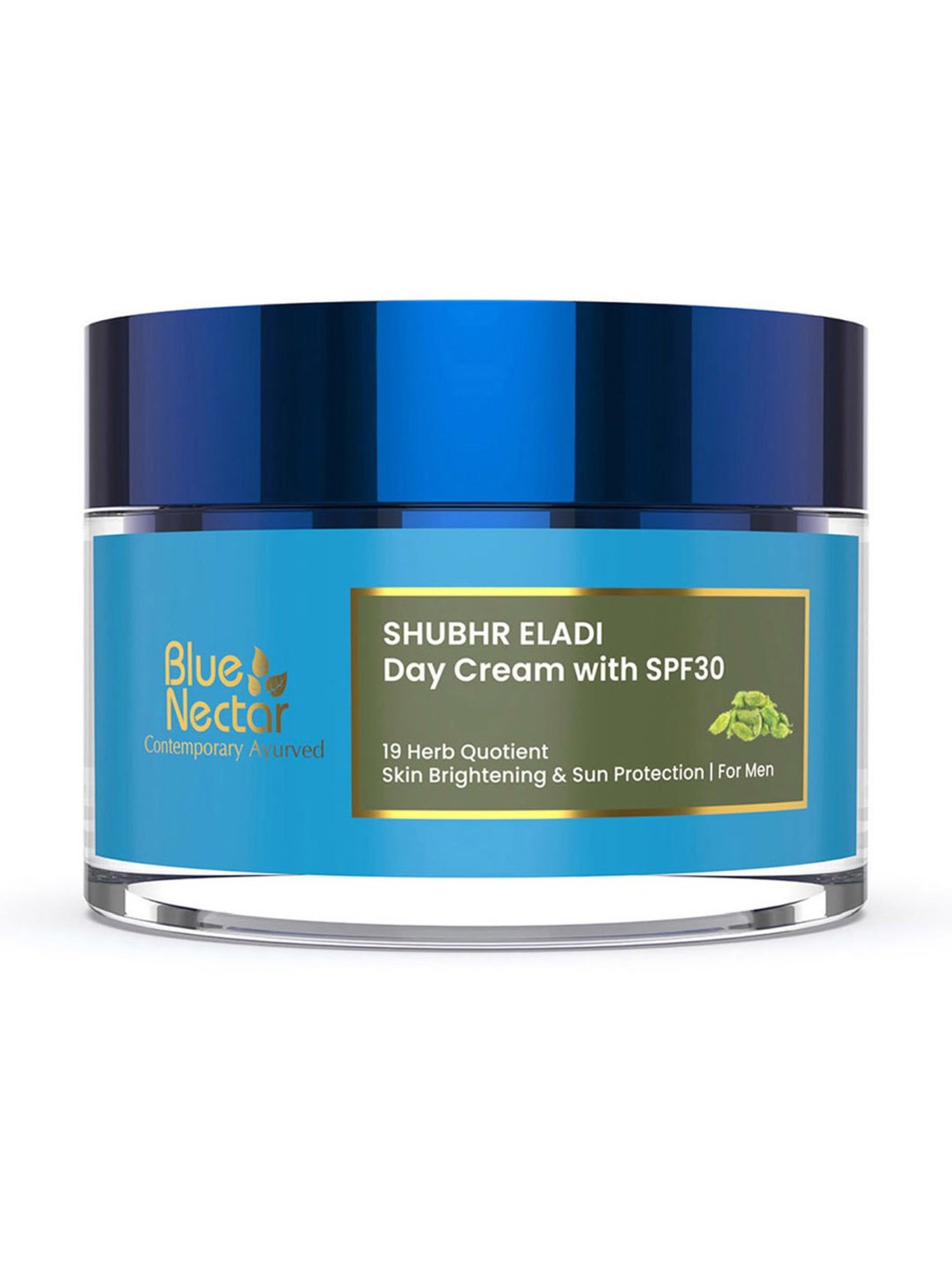 Blue Nectar Shubhr Eladi Day Cream With SPF30 For Men - 50 gm