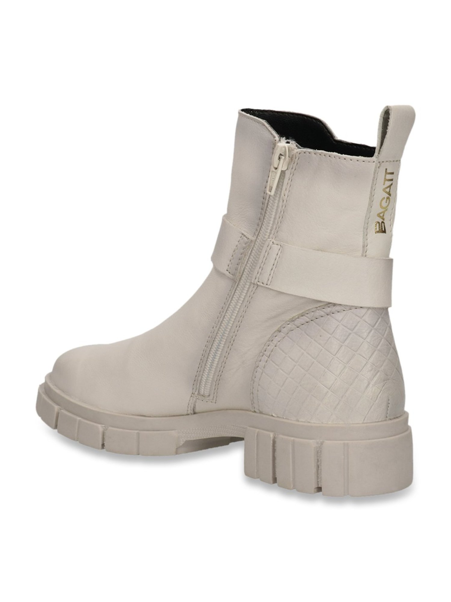 Bagatt Women's Fiona Off White Booties