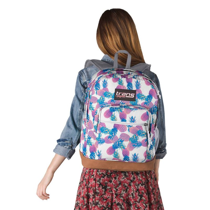 Trans by JanSport 17" Super Cool Backpack - Pastel Pineapples White