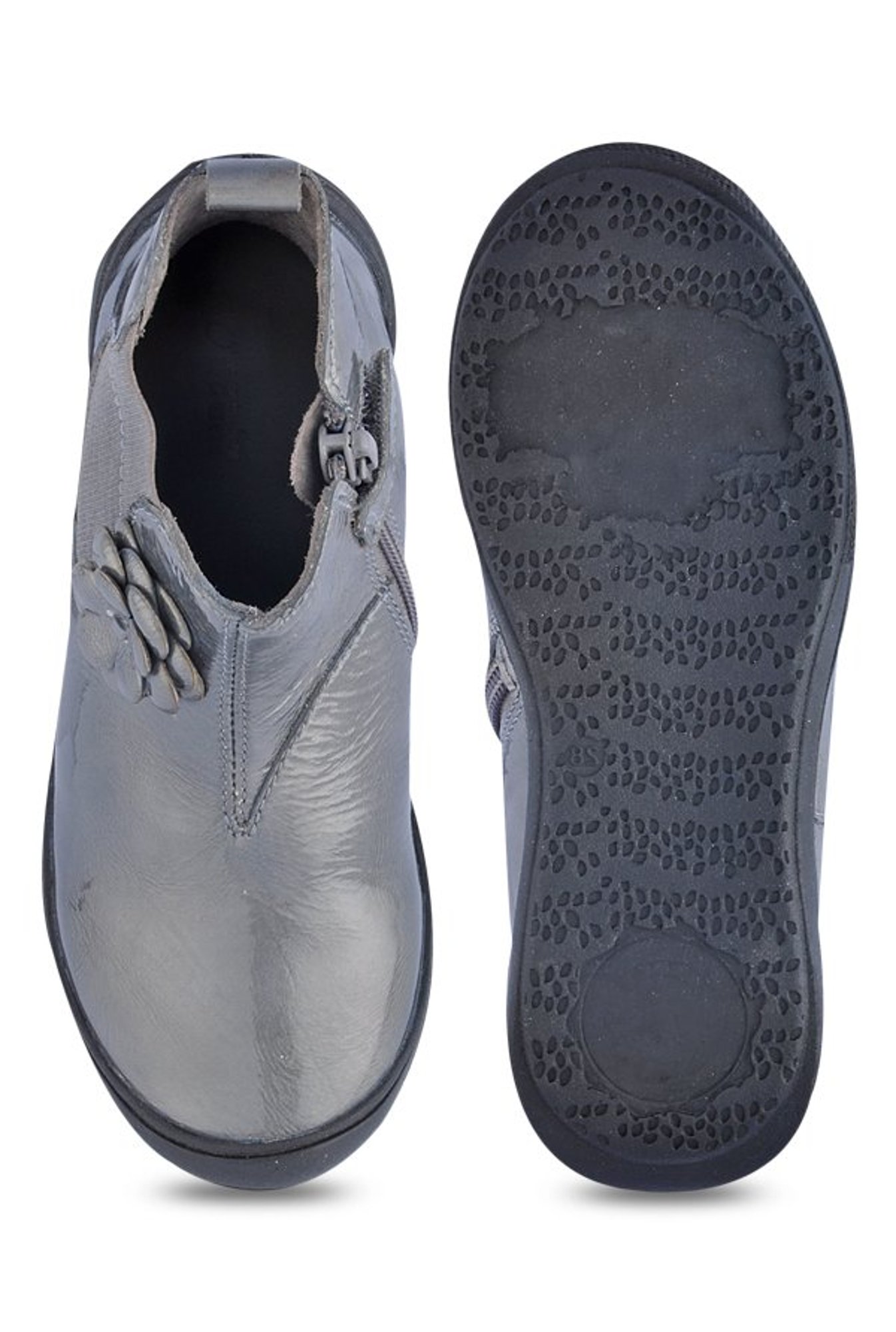 Beanz Kids Kyla Mid Grey Chelsea Boots