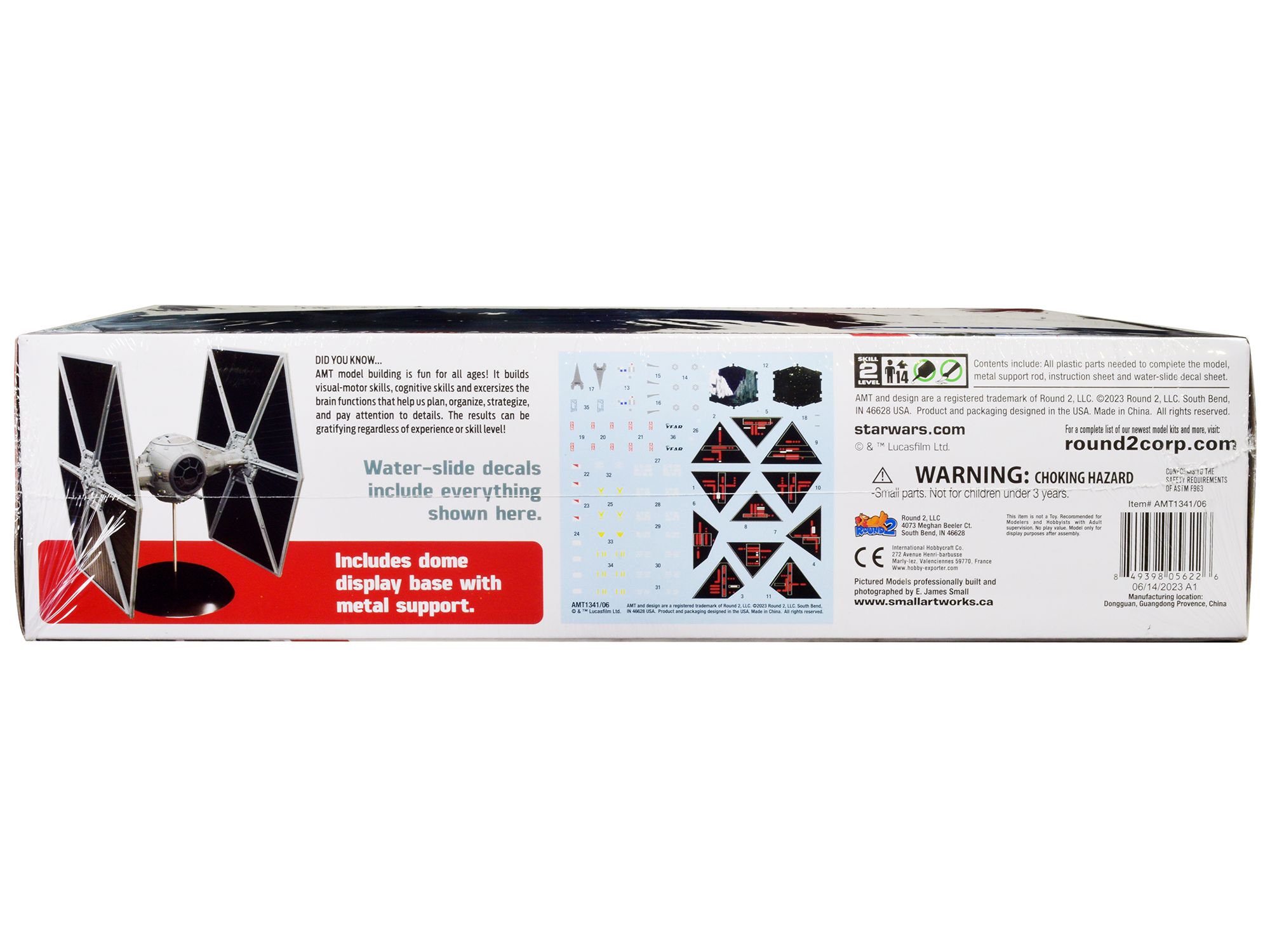 Skill 2 Model Kit Tie Fighter "Star Wars: Episode IV &ndash; A New Hope" (1977) Movie 1/32 Scale Model by AMT