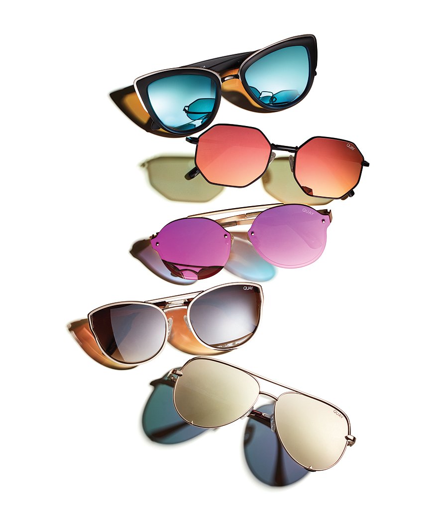Quay Australia High Key Aviator Sunglasses