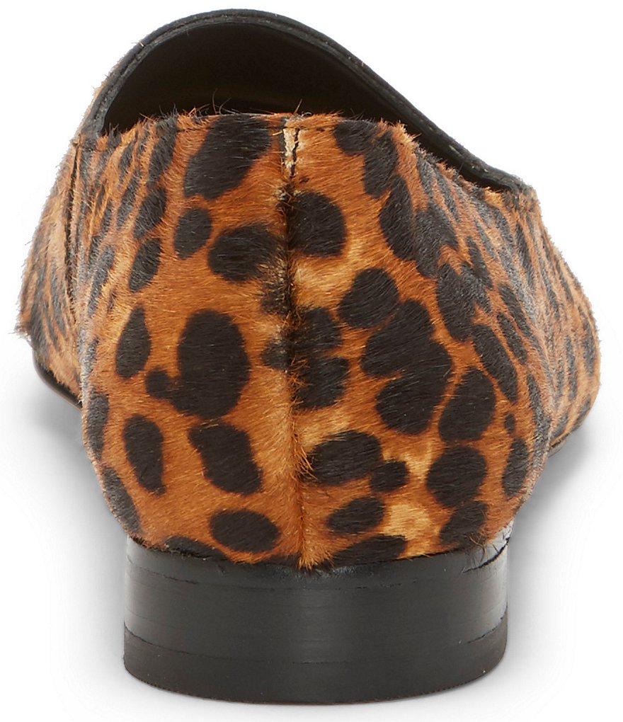 1. STATE Bennie2 Leopard Print Haircalf Asymmetrical Flats