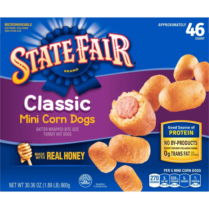 State Fair Mini Corn Dogs - 30.36oz/46ct