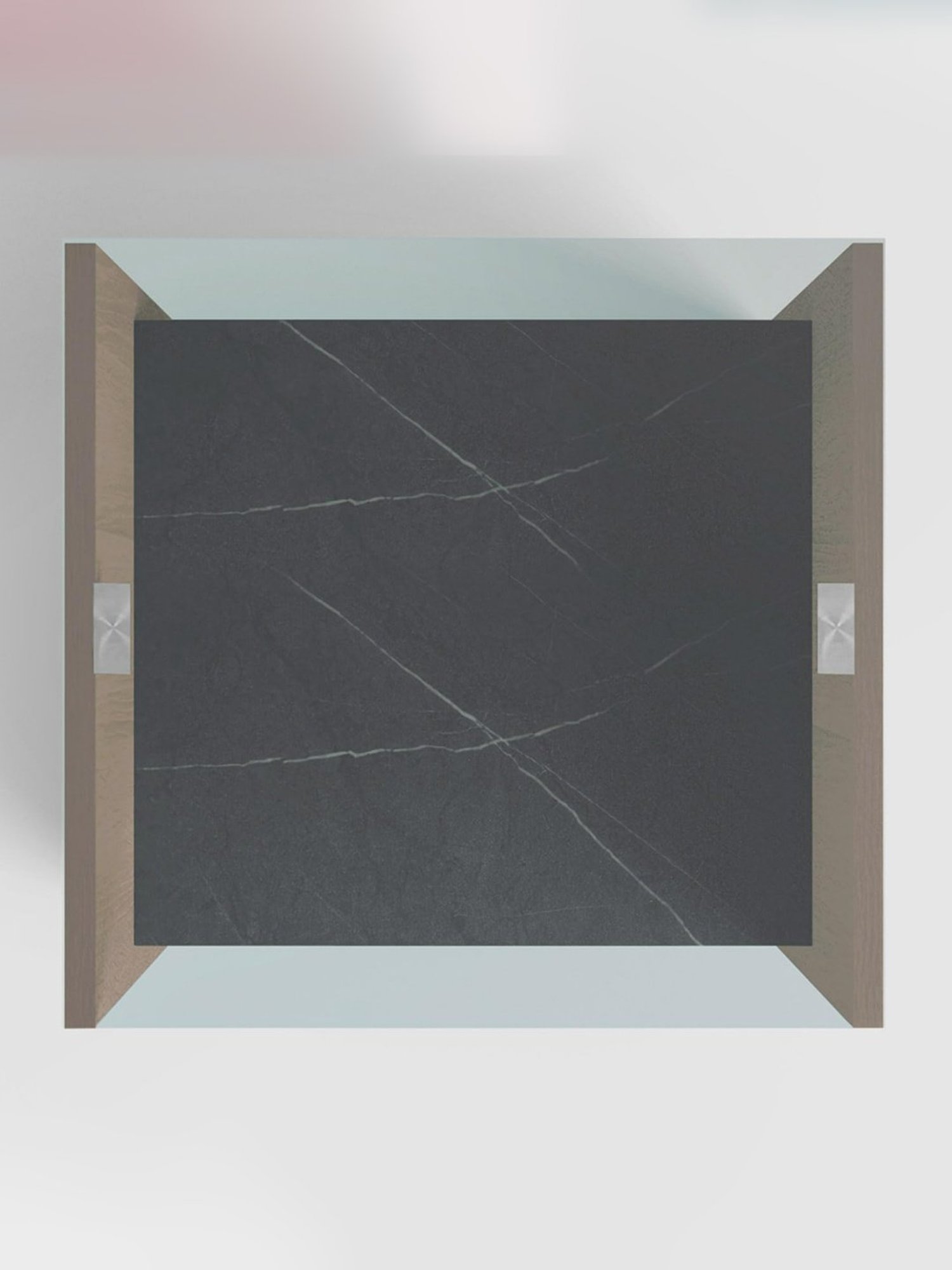 Artisans Rose Vote Hand-painted Multicolor Iron Ballot Box