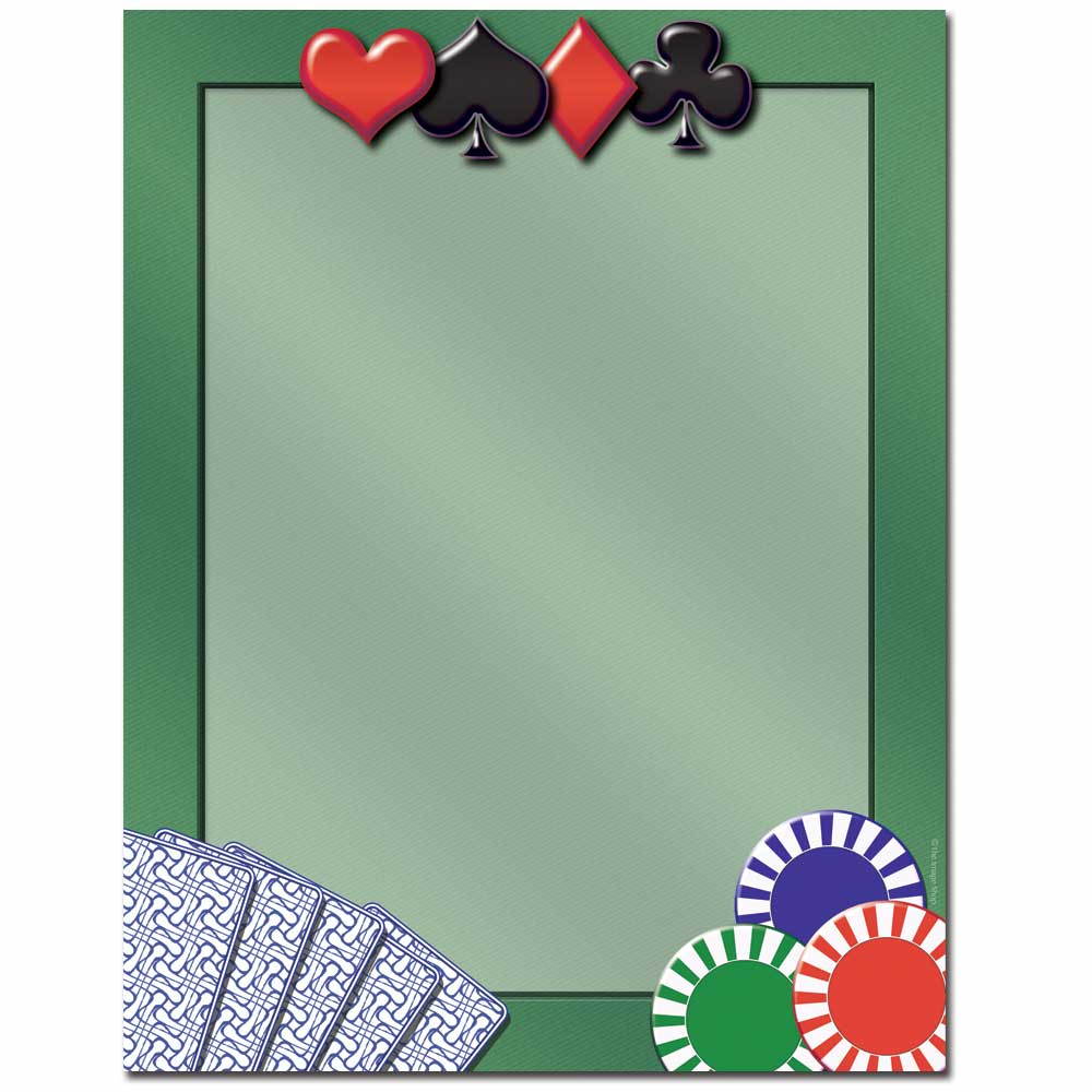 Card Games Letterhead Laser & Inkjet Printer Paper, 100 pack