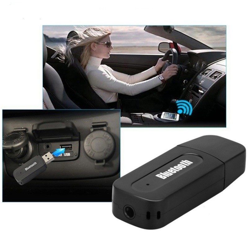 Bluetooth Receiver Wireless USB Adapter Audio 3.5mm Jack A2DP Dongle Stereo Music Receiver for Car AUX Android/IOS Mobile Phone