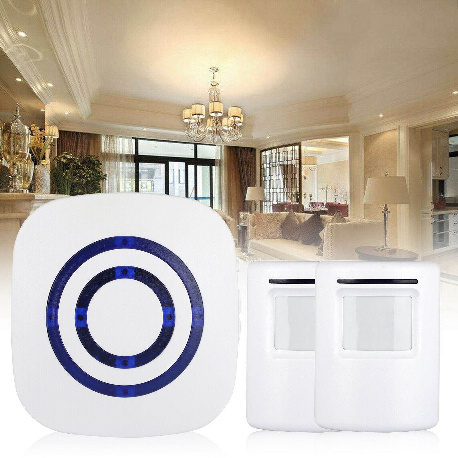 Home Wireless Doorbell Remote Control Battery Operated 58 Tune Chime Receiver