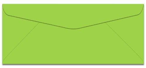 #10 Business Envelopes | 24lb (4 3/4 X 11 inches) | 50 Envelopes Per Pack | Lime Green