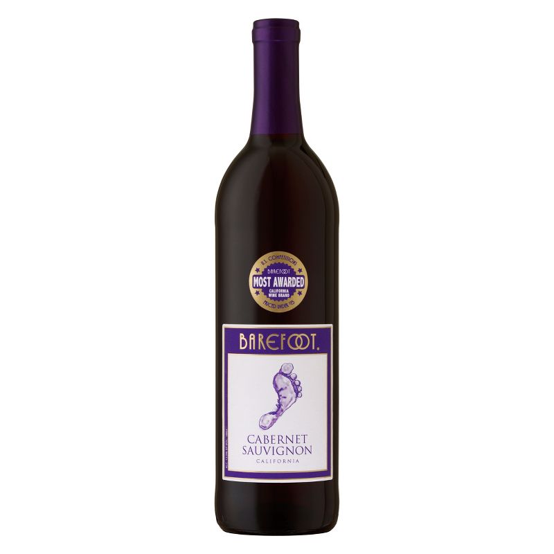 Barefoot Cabernet Sauvignon Red Wine - 750ml Bottle