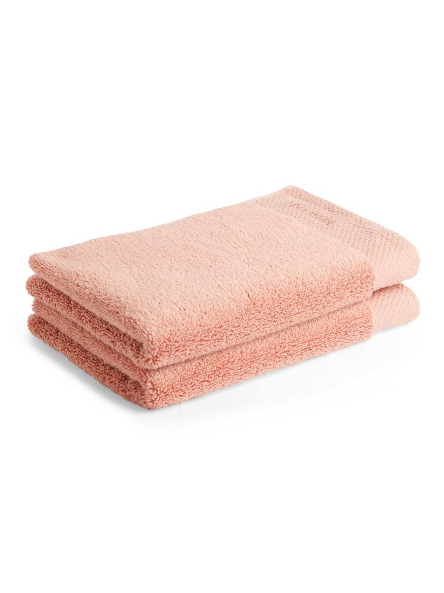 Spaces Luxury Rose Tan Egyptian Cotton 670 GSM Hand Towel - Set of 2