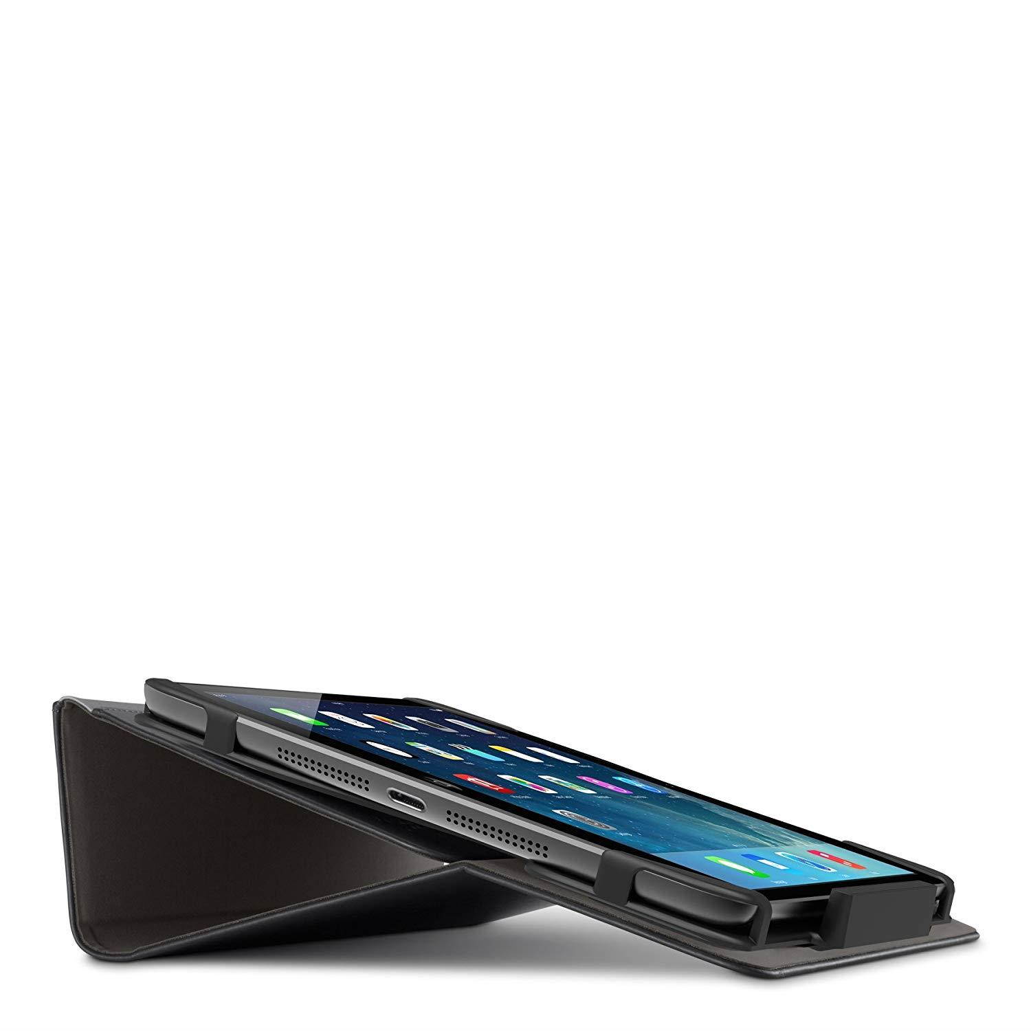 Belkin F7N248b1C00 Stripe Estuche/cubierta para iPad Mini 3, iPad Mini 2 y iPad Mini, Negro