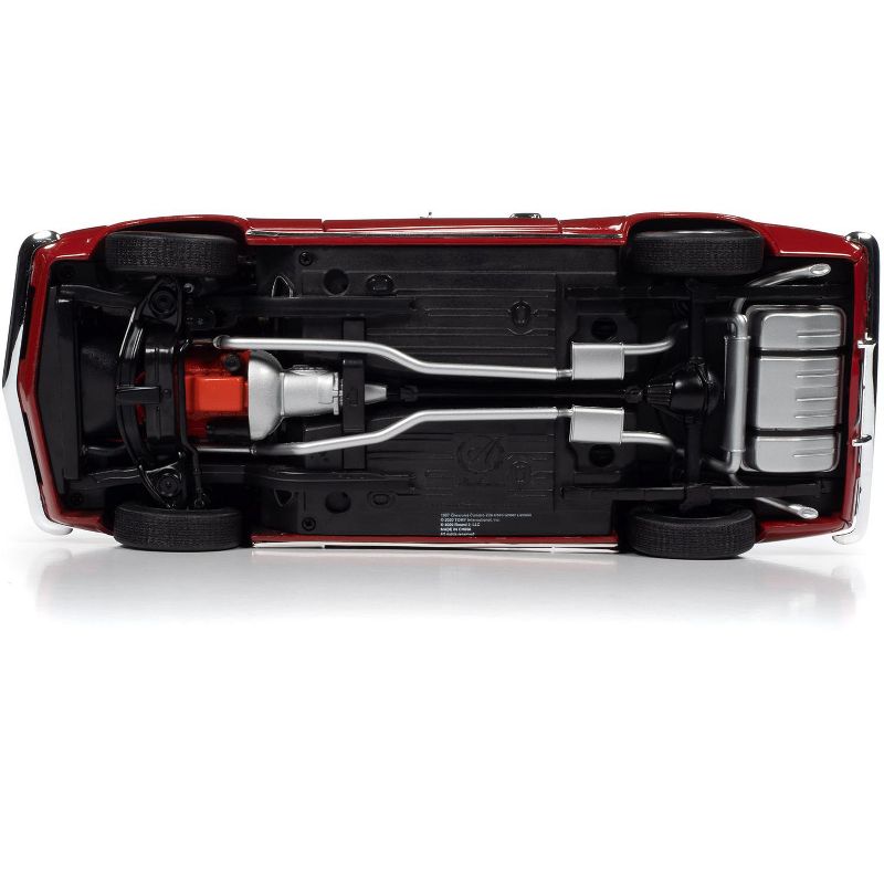 1967 Chevrolet Camaro Z/28 Nickey Hardtop Bolero Red with White Stripes "Muscle Car & Corvette Nationals" (MCACN) 1/18 Diecast Model Car by Autoworld