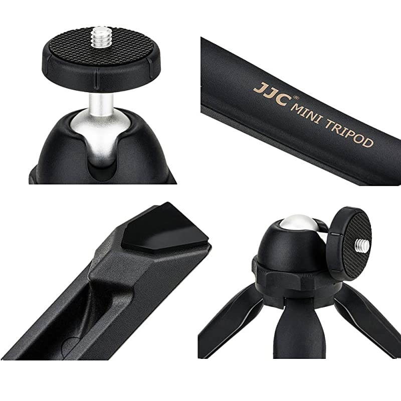 1420 Male Thread Ball Head Mini Tripod Hand Grip Display Holder Base for Digital DSLR Mirrorless Compact Camera Camcorder Recorder Zoom H6 H5 H4n LED Light Mini Projector