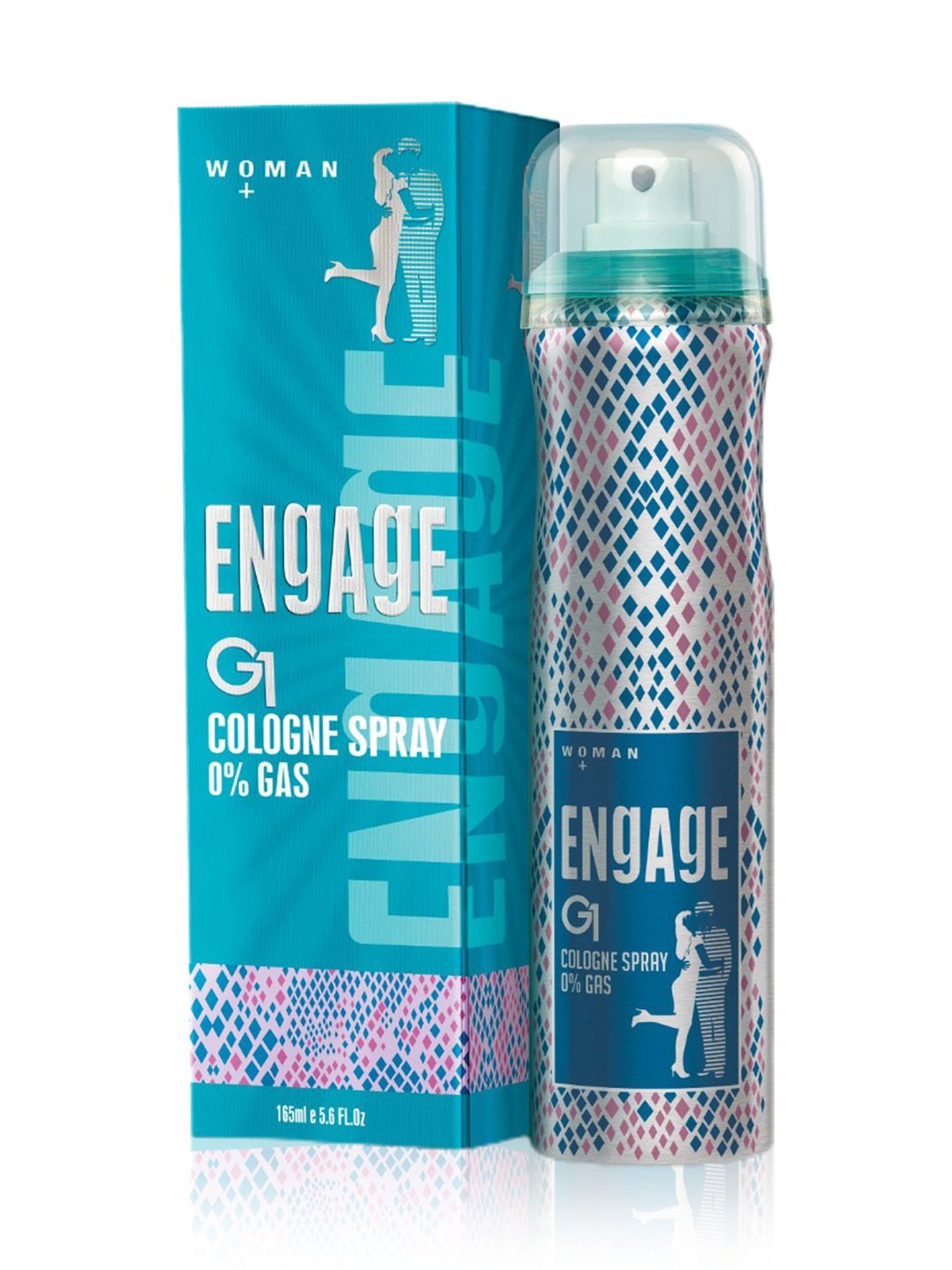 Engage G1 0% Gas Cologne Spray for Women - 165 ml