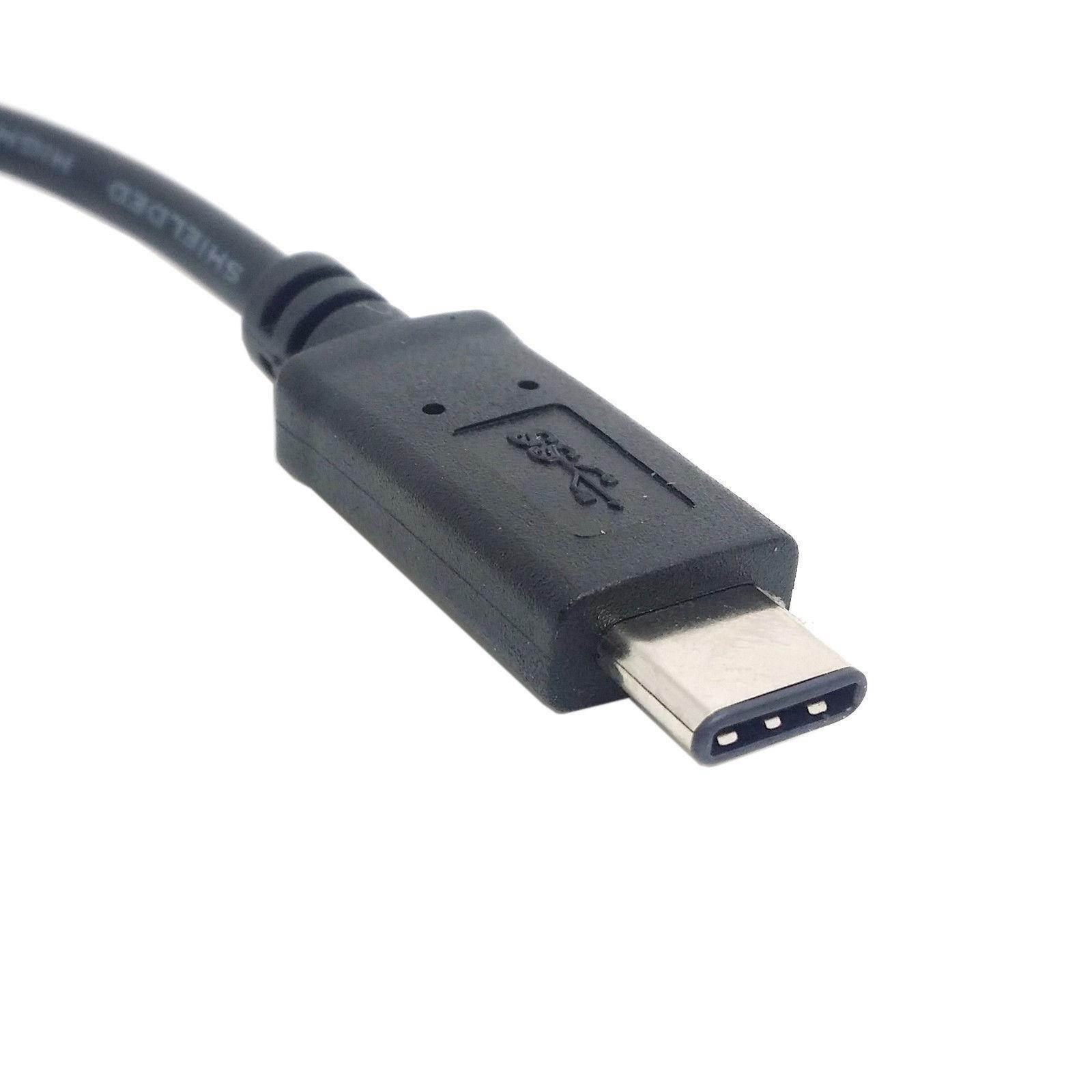 USB-C USB 3.1 Type C Male Connector to Male Data Cable for Tablet & Phone 30CM