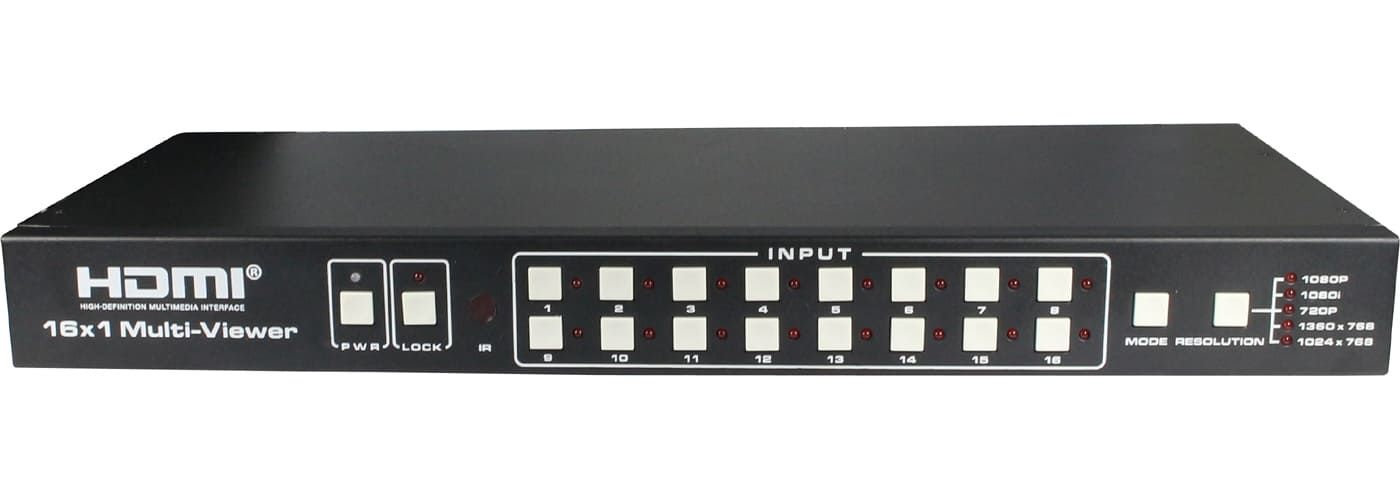 ANI-16-MV 16x1 HDMI 1.3 Multi-Viewer with Seamless Switcher